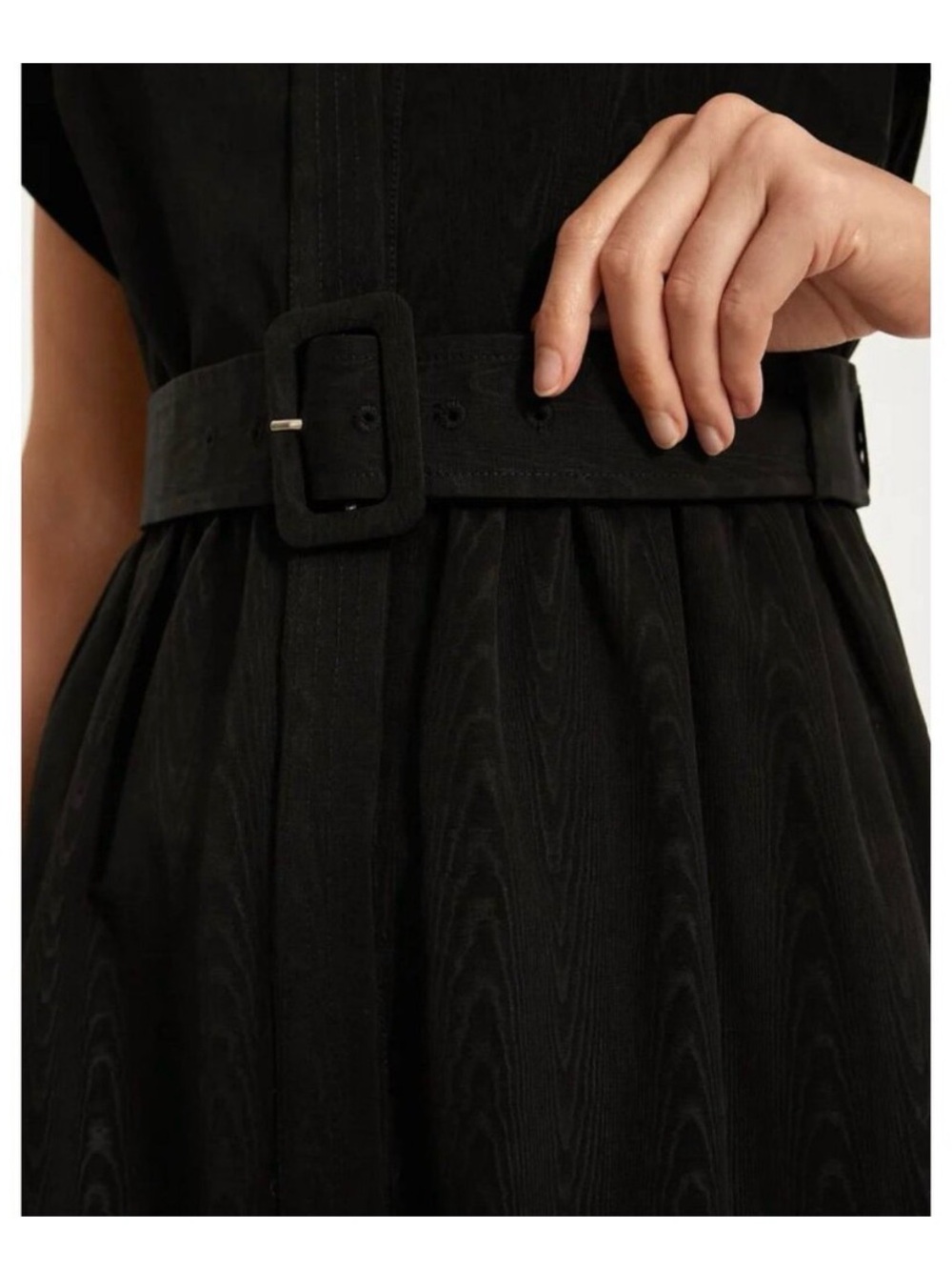 Tuckernuck Chloe Black Belted Shirt Dress - Women - Picture 4 of 8